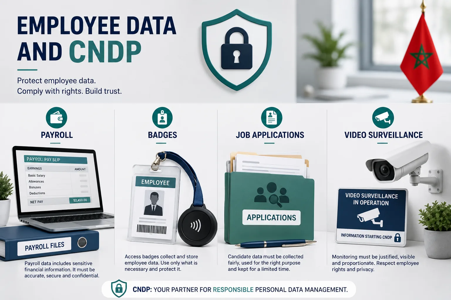 Employee data and the CNDP: payroll, badges, applications, video surveillance