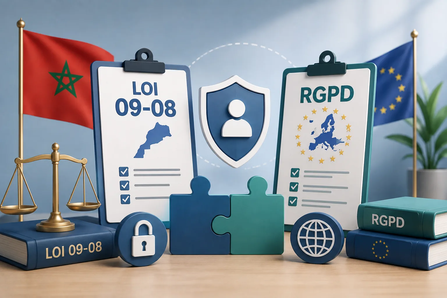 Loi 09-08 et RGPD : ce qui se ressemble, ce qui ne se remplace pas