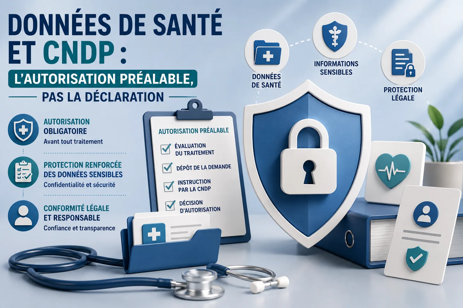 Données de santé et CNDP : l’autorisation préalable, pas la déclaration