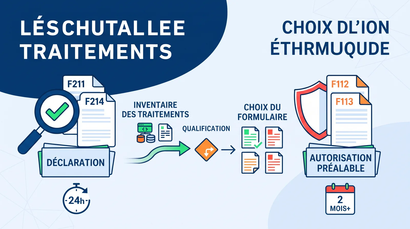 Formulaires CNDP : lequel s'applique à votre traitement