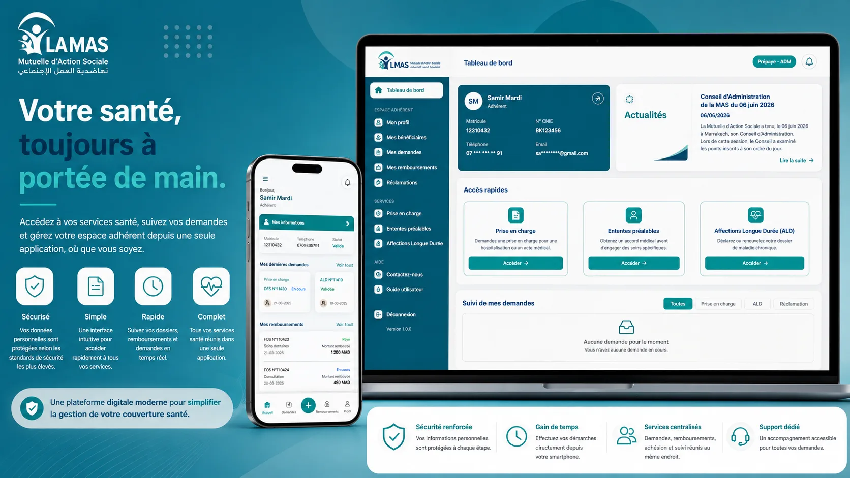 LAMAS — Gestion d'assurance maladie
